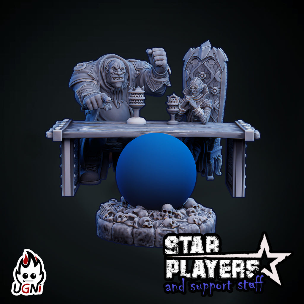 J and Robert at the table + Vision TV