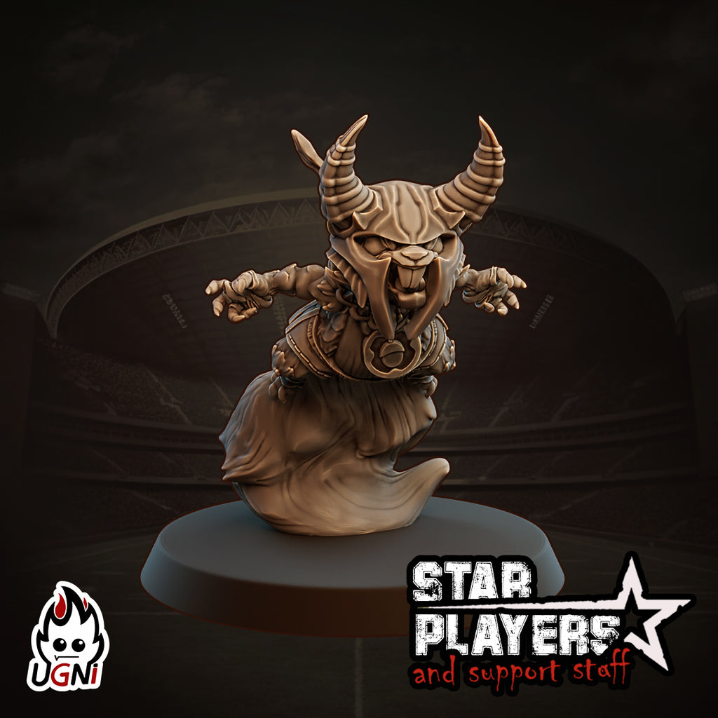 O'Khorn the Rodent (v2) - Fantasy Football Star Player Miniature | Designed by UGNI