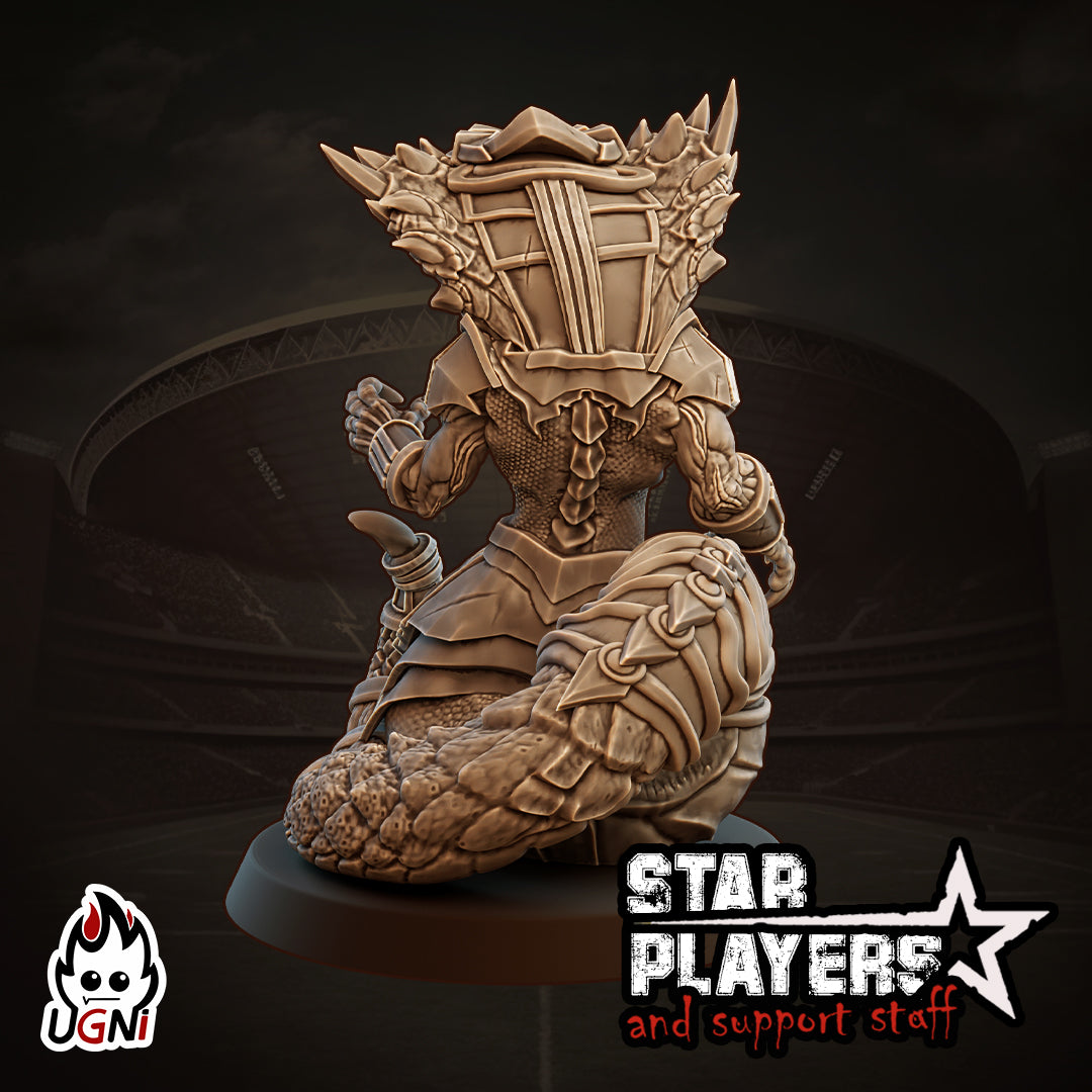 Sssnakeman - Fantasy Football Star Player Miniature | Designed by UGNI