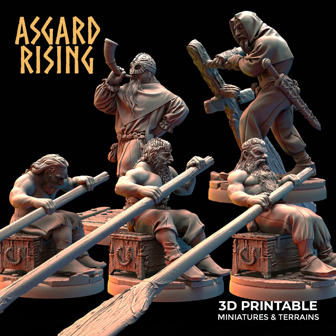 Viking Sailors Set – Drakkar Deck Bases