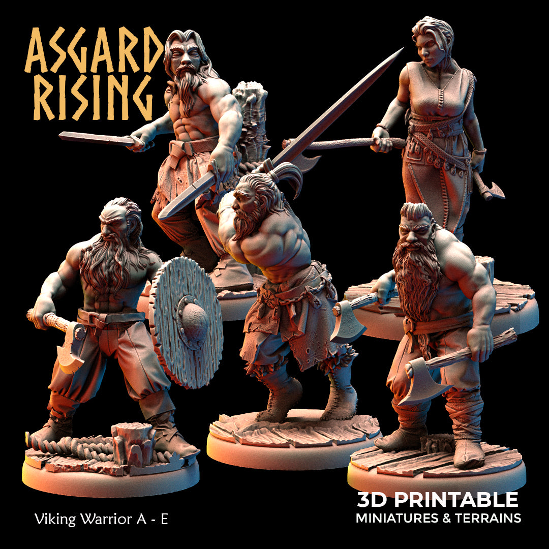 Viking Warriors Set – Coastal Pier Bases