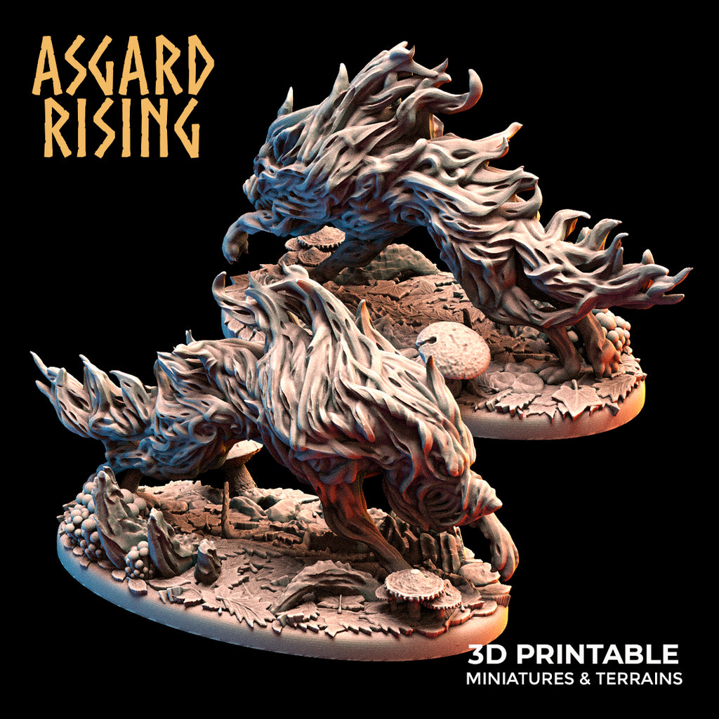 Wraith Wolves Warband